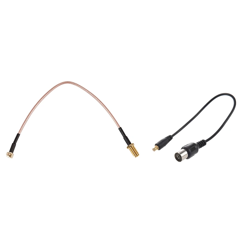 2 шт, женский кабель-адаптер RG316 с косичкой с низкими потерями, 21 см/8,3 дюйма, MCX-штекер к SMA и RF-коаксиал к MCX