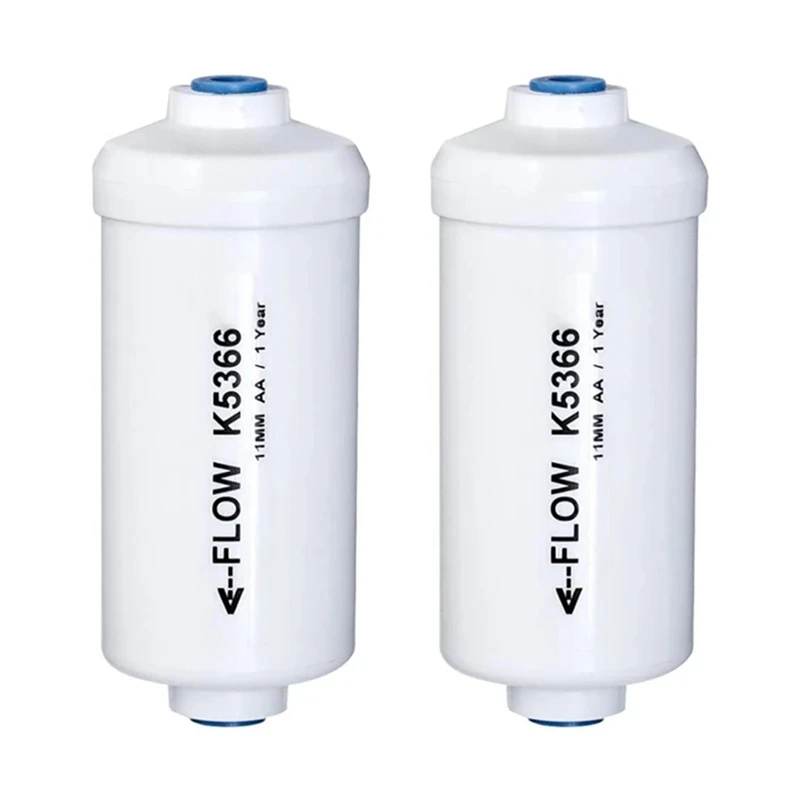 Сменный фторидный фильтр для воды K5366 из 2 предметов, совместимый с системой самотековой фильтрации воды, элементы очистки Простота установки