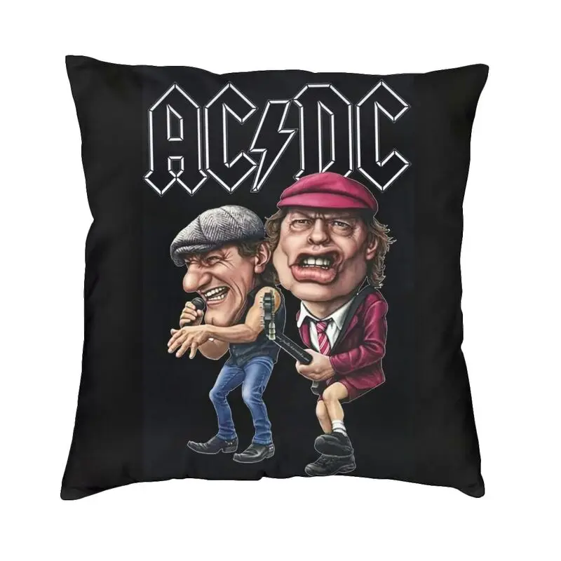 AC DC Австралийский хэви-метал Музыкальный чехол для подушки Рок-группы Velvet Cute Pillow Case Decor Home
