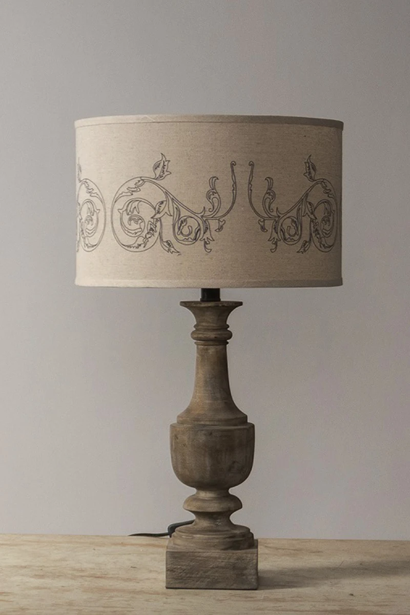 Винтажная деревянная настольная лампа, креативная прикроватная лампа для спальни, теплая романтическая гостиная, кабинет, индивидуальность, простая настольная лампа
