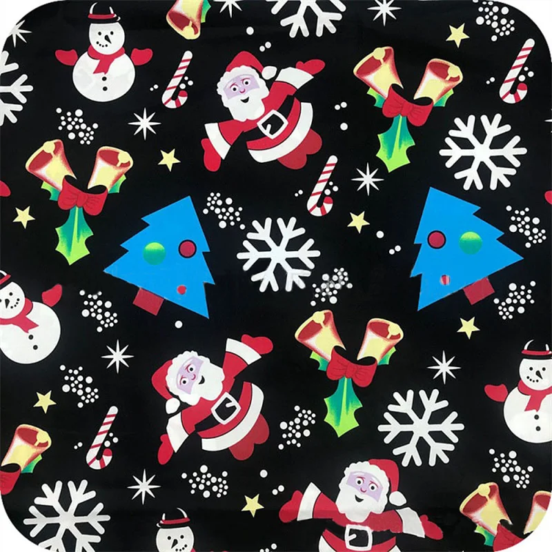 Рождественская серия Набивная ткань для небольших подарков Материал лоскутной ткани для квилтинга ручной работы, игрушки для одежды, украшения
