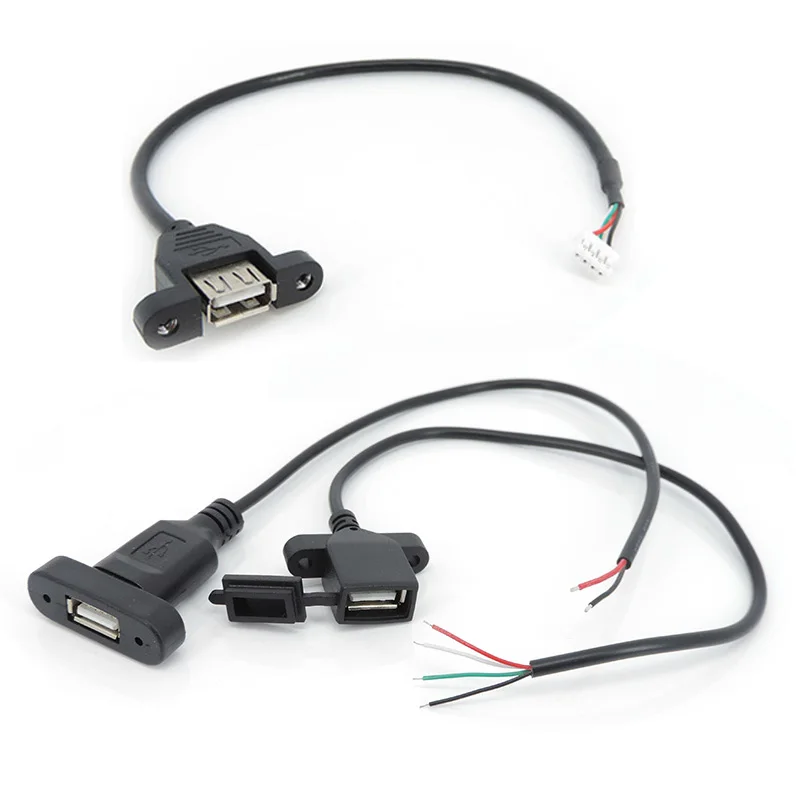 2 4-Контактный разъем USB стандарта DIY с гнездовой клеммой для провода, Штекер, Розетка для источника питания, Кабель для зарядки, Крепление для сварки панели, Ремонт v