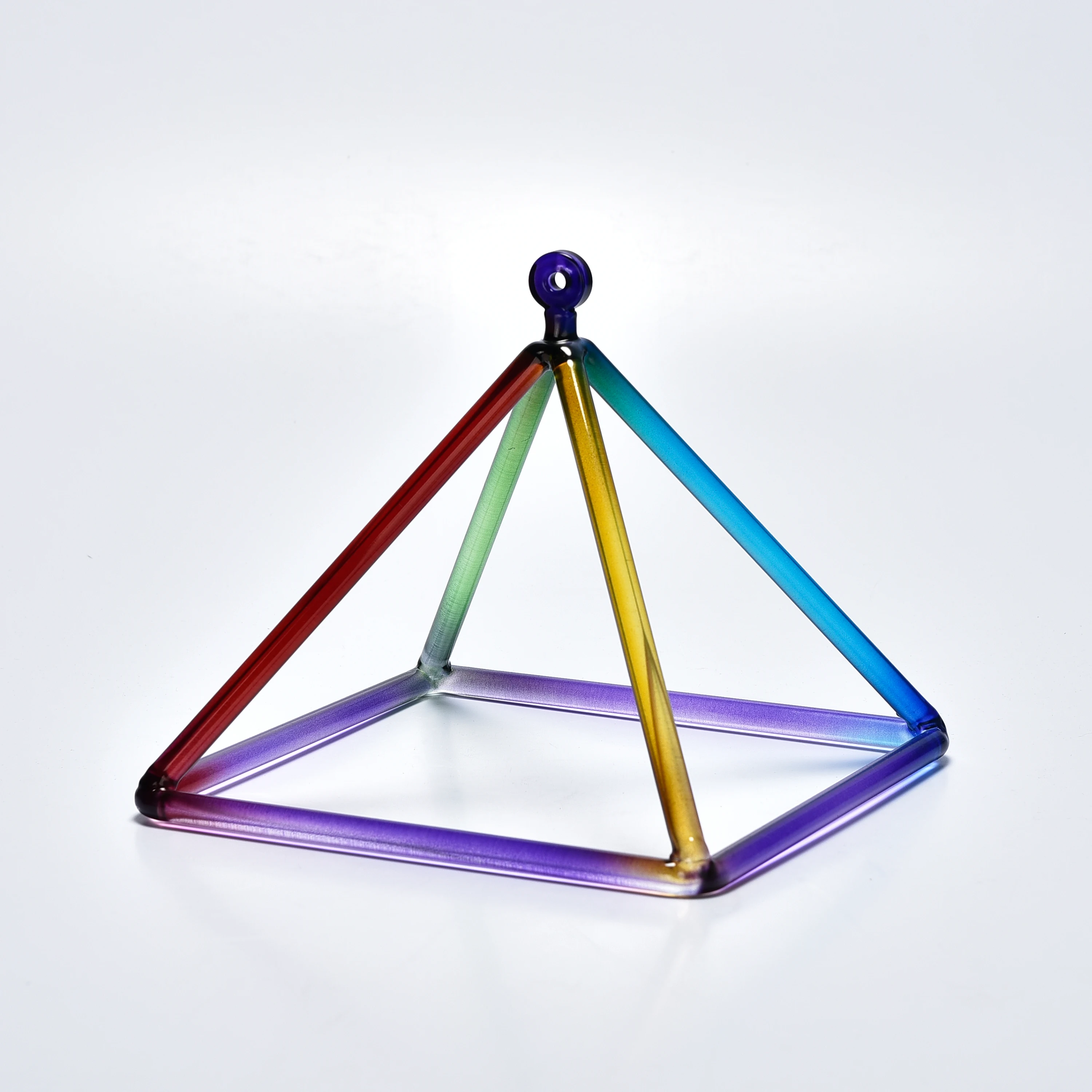 СИТСАНГ-Идеальная Поющая Пирамида из Радужного Хрусталя для расслабленной Йоги 11 Дюймов