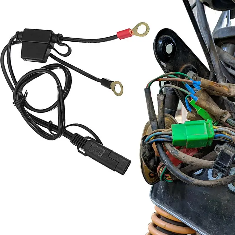 Клемма зарядного устройства мотоцикла К удлинительному кабелю SAE Быстроразъемный кабель Выходной разъем аккумулятора мотоцикла 12V-24V