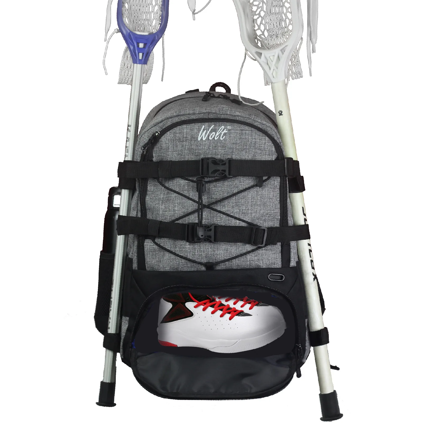 Открытый хоккейный рюкзак через плечо, разделяющий обувь, большая сумка для хранения, спортивный рюкзак на открытом воздухе, бейсбольная сумка