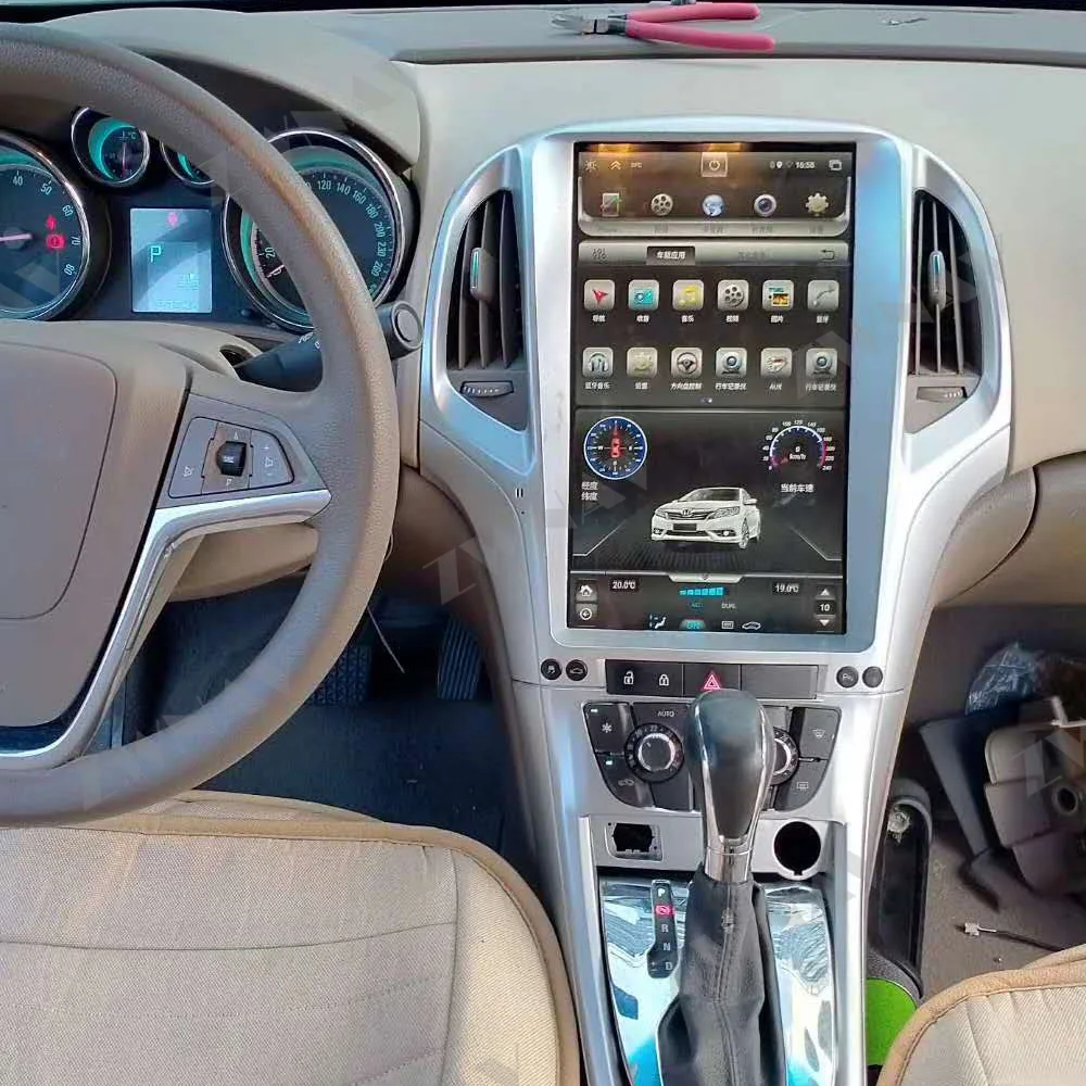 Автомобильный мультимедийный плеер Tesla с вертикальным экраном 4G + 64 ГБ Android 10 GPS для BUICK GT 2010-2013 автомобильный GPS Navi Радио стерео Головное устройство