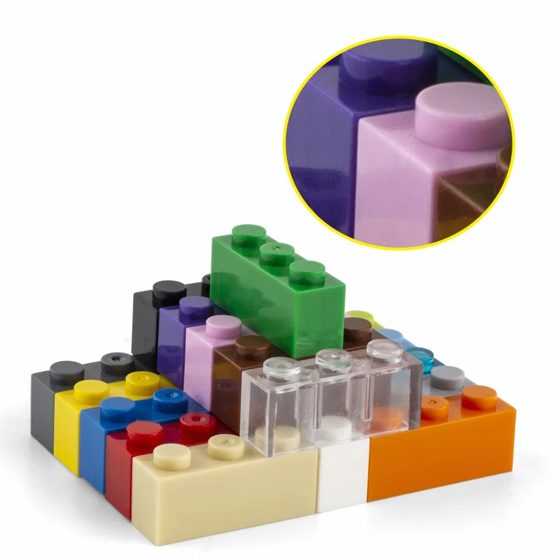 80шт мелких частиц 3622 Высокий кирпич 1x3 Строительные блоки Запчасти DIY Блоки Совместимы с креативными подарочными игрушками-замками