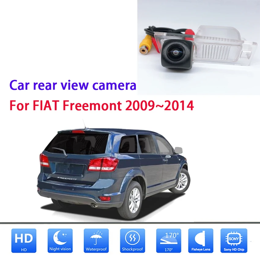 Камера Заднего Вида Для FIAT Freemont 2009 2010 2011 2012 2013 2014 Full HD Ночного Видения Водонепроницаемая Высокого Качества
