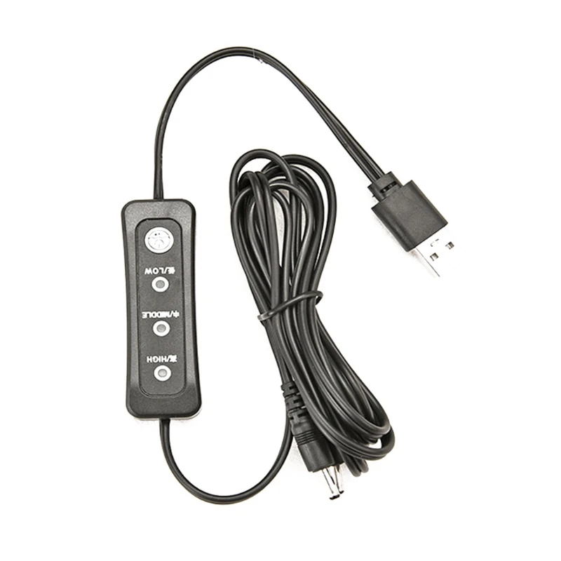 USB-контроллер нагревателя температуры 5 В, варежки для подогрева перчаток, тапочек (L-1,5 м/ 59,05 дюйма), прямая поставка