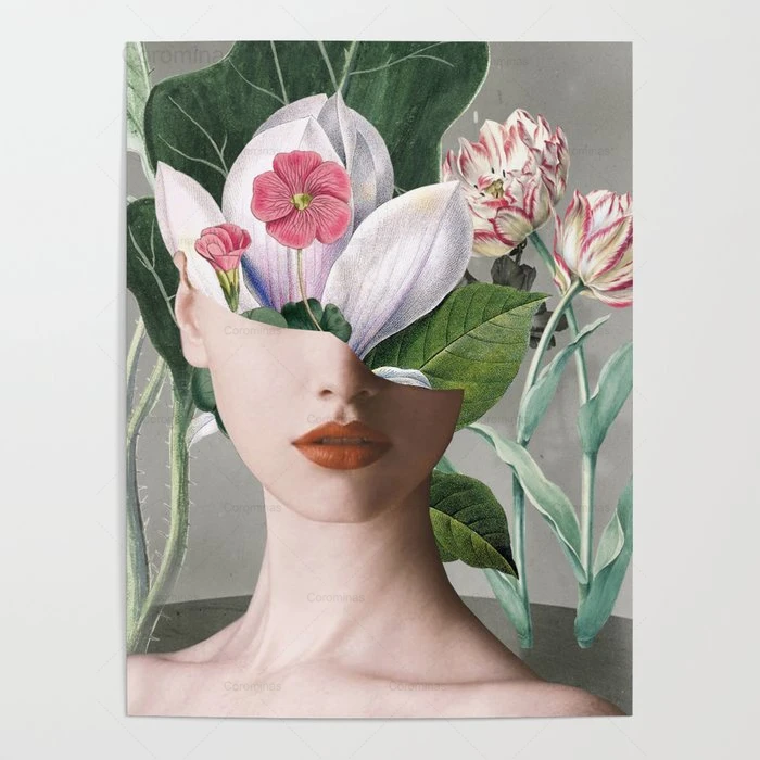 Картина на холсте, абстрактные Женские домашние цветы, настенные художественные картины, HD-принты, модульный современный милый плакат, декор для гостиной