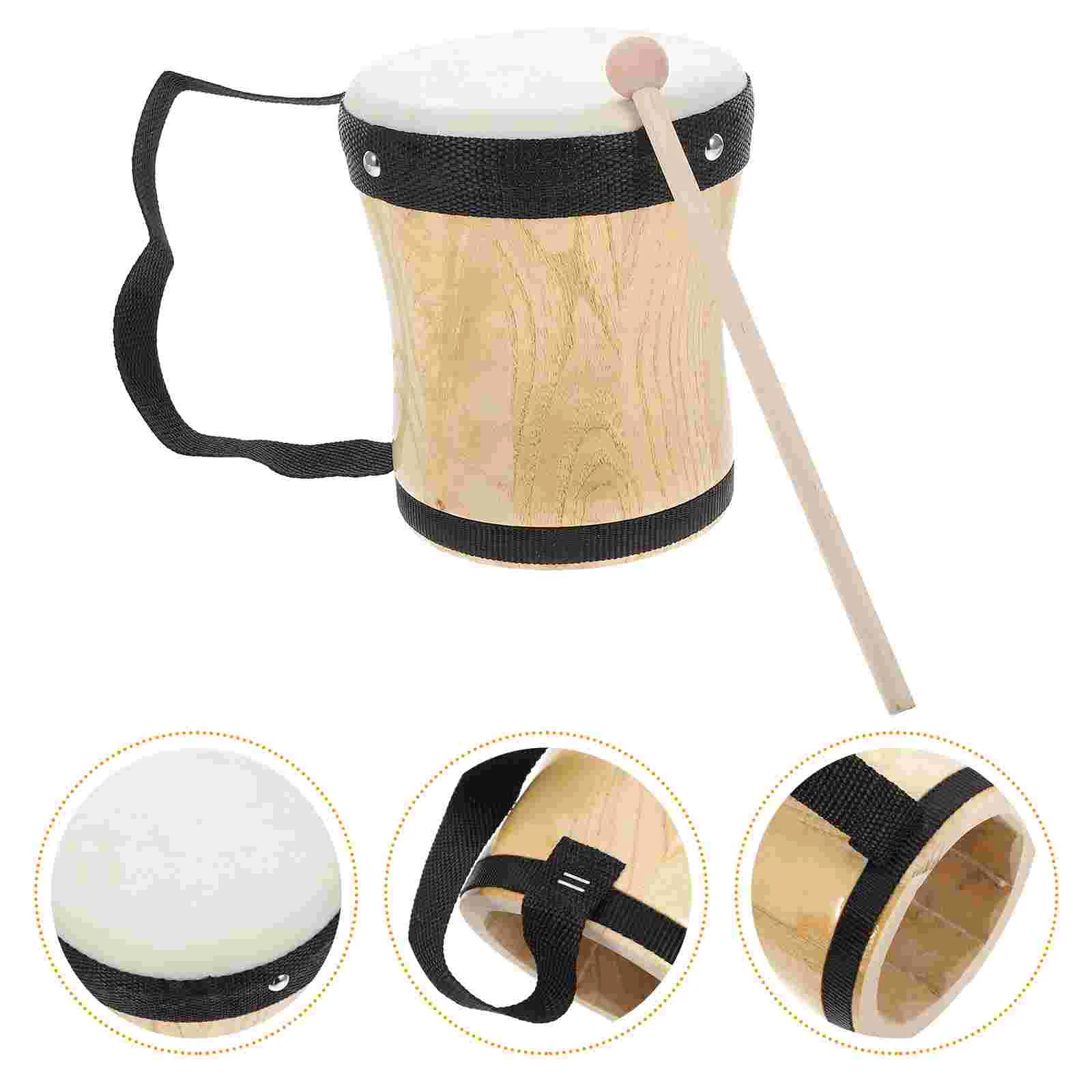 для обучения детей, ударный инструмент, Практичный Бонго-барабан из овчины, ударный инструмент, Музыкальный барабан, игрушка для детей