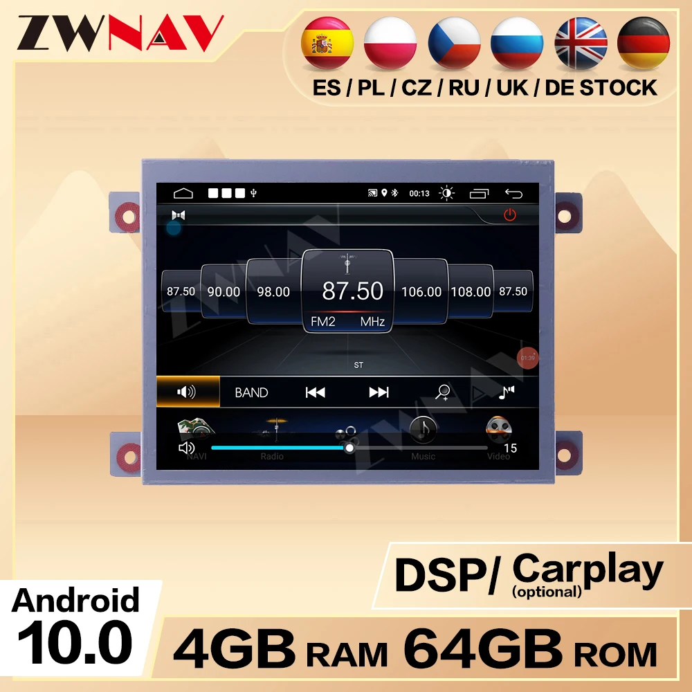 6G + 128 ГБ Android 10 Экран Для Jeep Cherokee Авто Радио Мультимедиа Стерео Carplay Bluetooth Головное Устройство Дисплей DSP LCD GPS