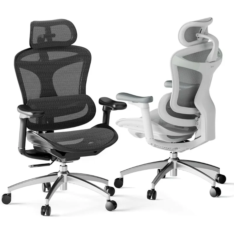 Эргономичное Офисное Кресло Doro C300 с Ультрамягкими 3D Подлокотниками, Динамической Поясничной Поддержкой для Домашнего Офисного Кресла