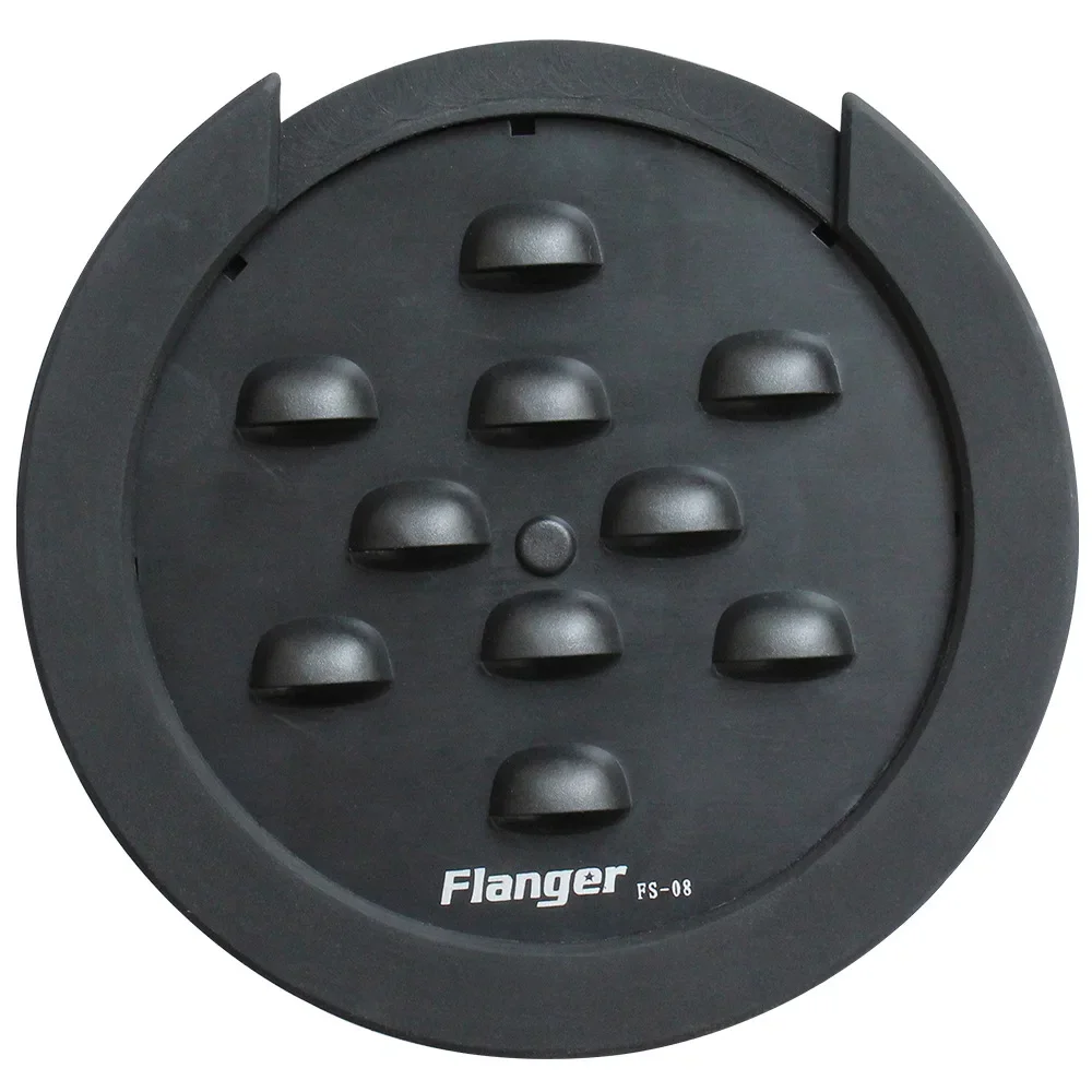 Flanger FS-08 Крышка звукового отверстия для гитары 100 мм Акустическая народная гитара Черная крышка звукового отверстия Струнный инструмент Аксессуары для гитары