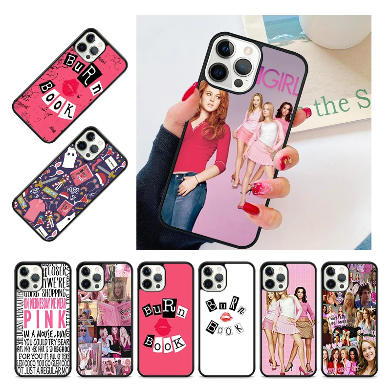 Записная Книжка Mean Girls Kiss Чехол Для Телефона Чехол Для iPhone 15 14 13 12 Pro Max mini 11 Pro Max XS XR 6S 7 8 Plus SE 2020 Coque Shell