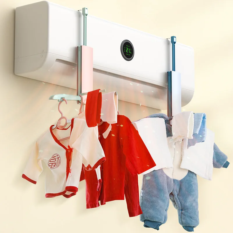 Детская складная вешалка для белья, Портативный складной кондиционер, Подвесная вешалка для одежды, Сушка детской одежды в помещении