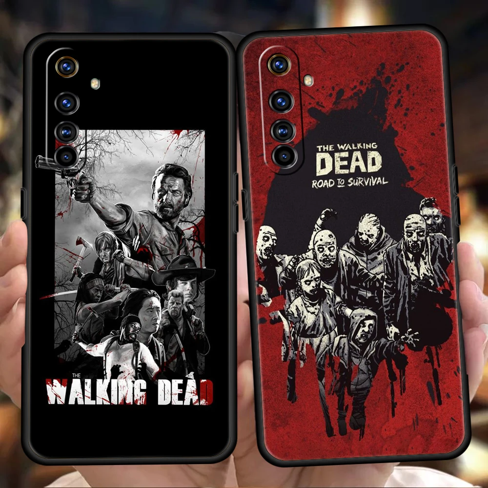 Чехол для телефона The Walking Dead для Oppo A12 A74 A76 A16 Find X5 A95 A52 A53 A54 A15 Reno 6 Z 7 Pro A9 2020 5G Силиконовый чехол в виде ракушки