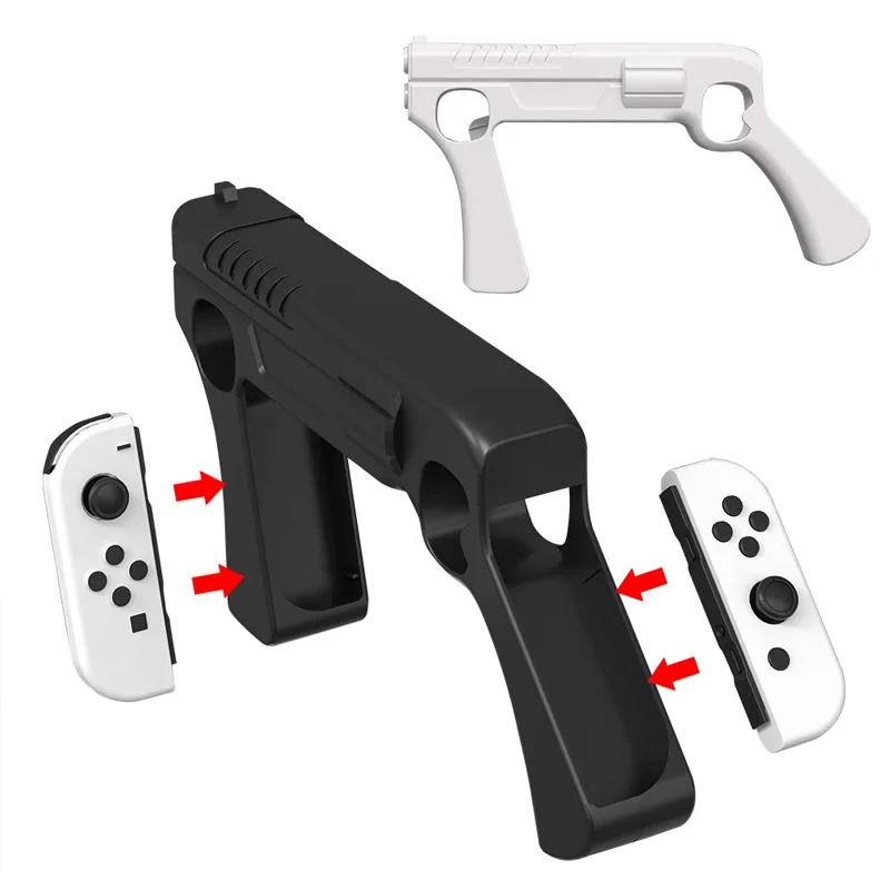 Рукоятка для переключателя NS OLED игровой контроллер joy con, кронштейн в форме пистолета, аксессуары для сенсорной игры в стрелялки