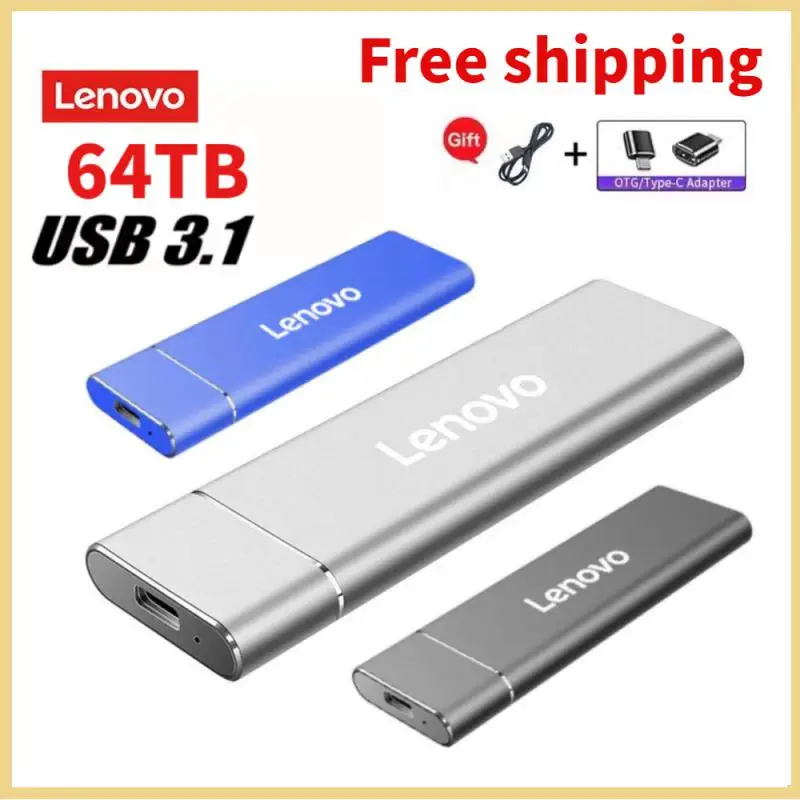 Высокоскоростной SSD-накопитель Lenovo 1/2 ТБ Внешний жесткий диск Портативный Внешний твердотельный жесткий диск с интерфейсом USB3.0 HDD Мобильный Жесткий диск