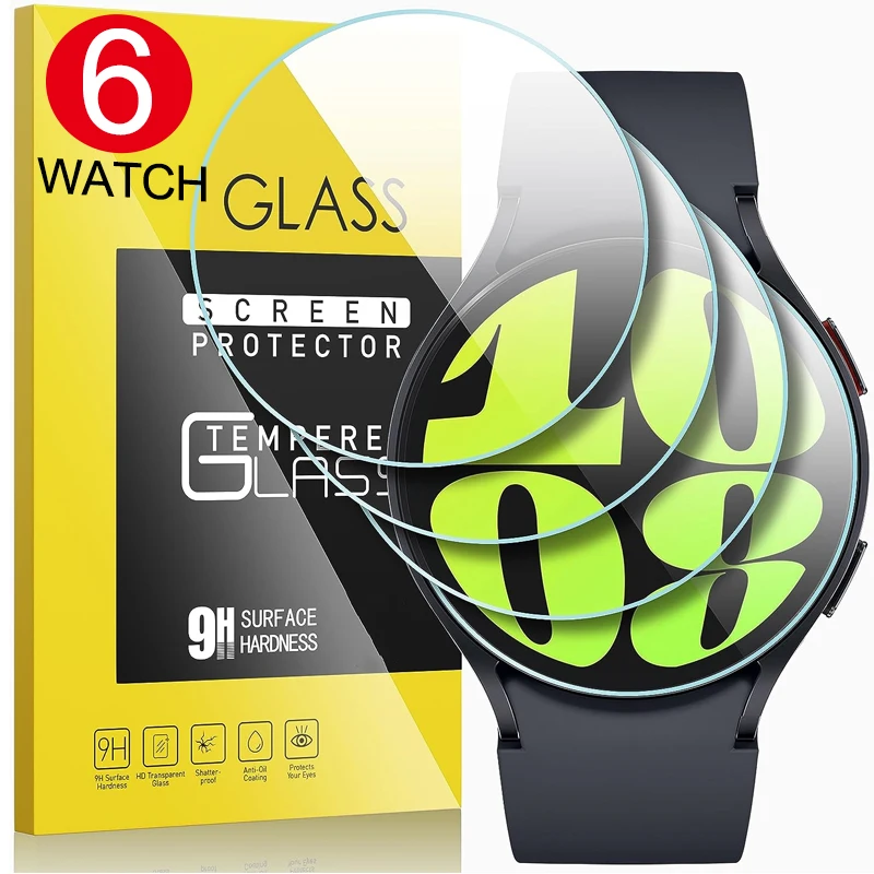 Стекло для Samsung Galaxy Watch 6/Watch6 Classic 40 мм 44 мм 43 мм 47 мм HD Прозрачная Защитная Пленка для Экрана Watch 6 Закаленное Стекло 1-5 шт.