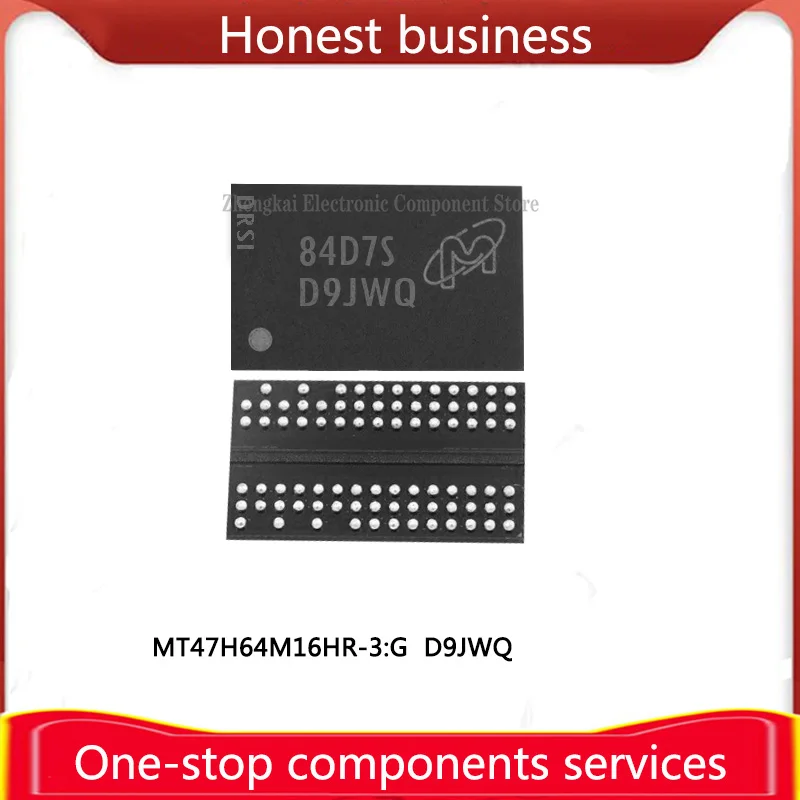 MT47H64M16HR-3: G D9JWQ 100% рабочий 100% качественный 1 ГБ BGA84 DDR2 чип памяти мобильного телефона на жестком диске Компьютерное хранилище