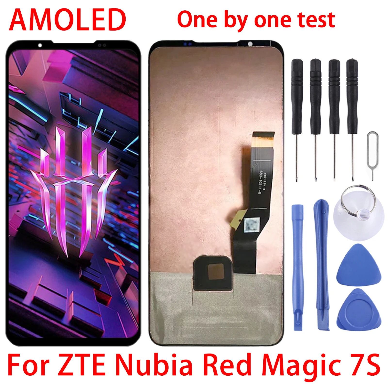 AMOLED ЖК-Экран Для ZTE Nubia Red Magic 7 Pro NX709J с Дигитайзером в Полной Сборке