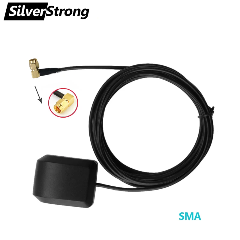 SilverStrong Универсальная автомобильная GPS антенна SMA Fakra GPS Ant Радионавигация для VW/FORD/BMW/Mercedes-Benz