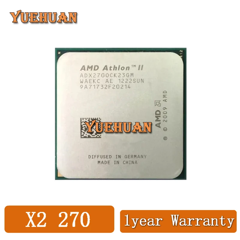 Двухъядерный процессор AMD Athlon II X2 270 3,4 ГГц с процессором ADX270OCK23GM Socket AM3