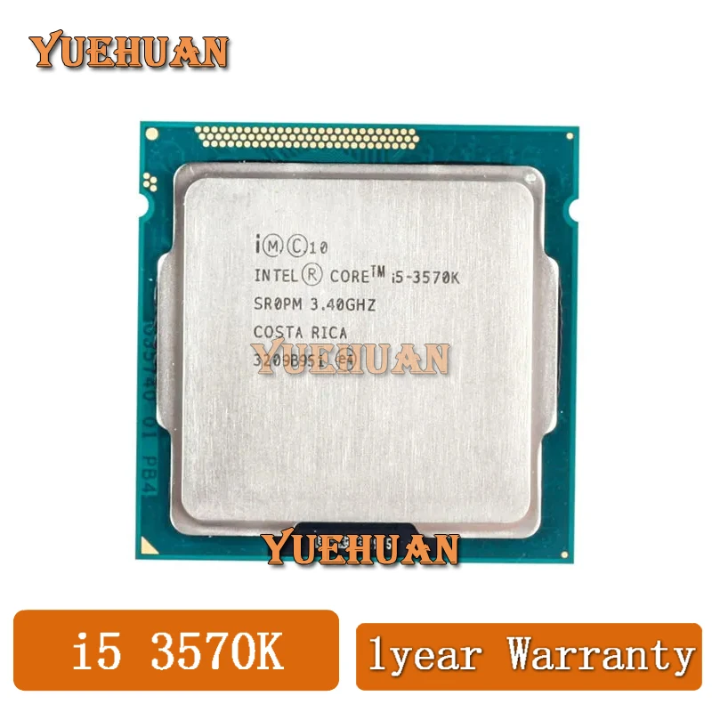 Intel Core i5-3570K i5 3570K 3,4 ГГц Четырехъядерный процессор Quad-Thread CPU Процессор 6M 77W LGA 1155