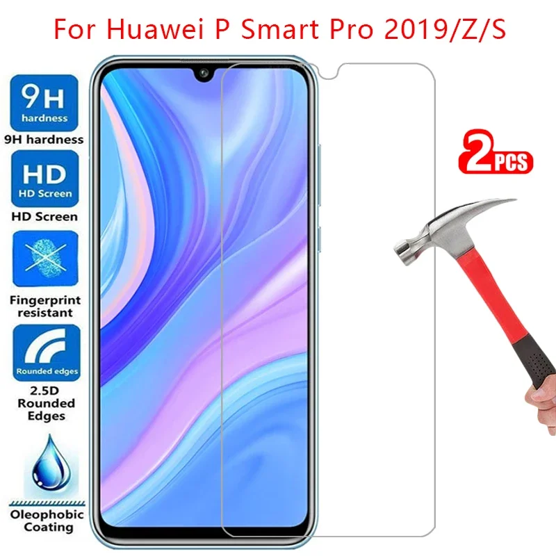 защитная пленка из закаленного стекла для huawei p smart pro 2019 z s case cover на psmart smar smat samrt защитная сумка для телефона