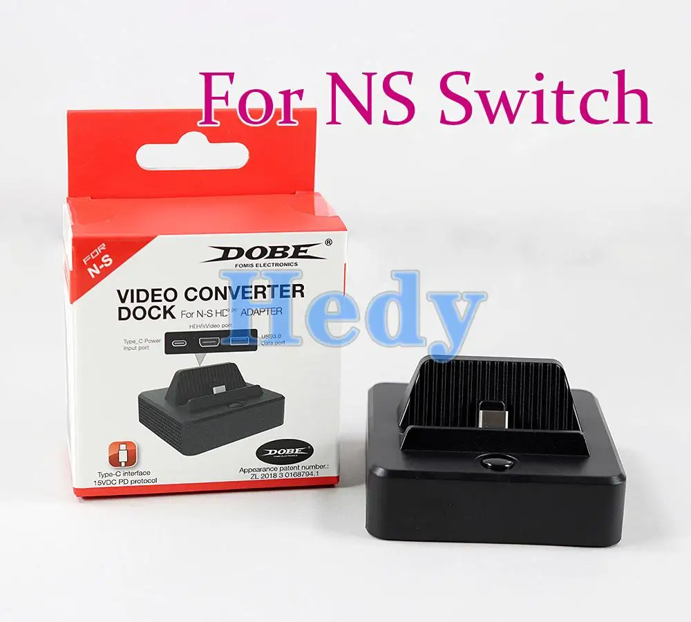 10 шт. Портативная док-станция для зарядки для Nintendo Switch NS, совместимая с HDMI для преобразования видеоадаптера TV в зарядное устройство Type-C