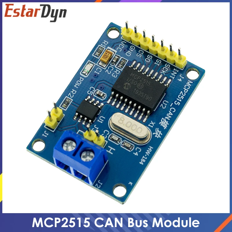 MCP2515 Плата модуля CAN Bus Приемник TJA1050 SPI для 51 контроллера MCU ARM НОВЫЙ