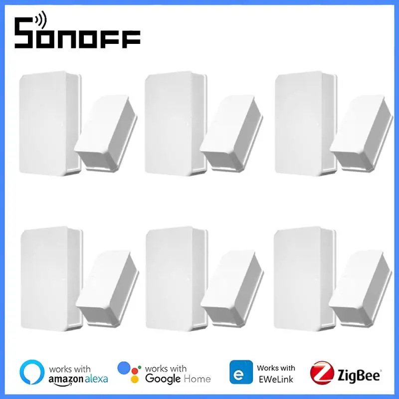 SONOFF SNZB-04 Zigbee Smart Door Window Sensor Мини-Датчик Дверной Сигнализации Работает С ZBBridge eWeLink Alexa Для Обеспечения Безопасности Умного Дома