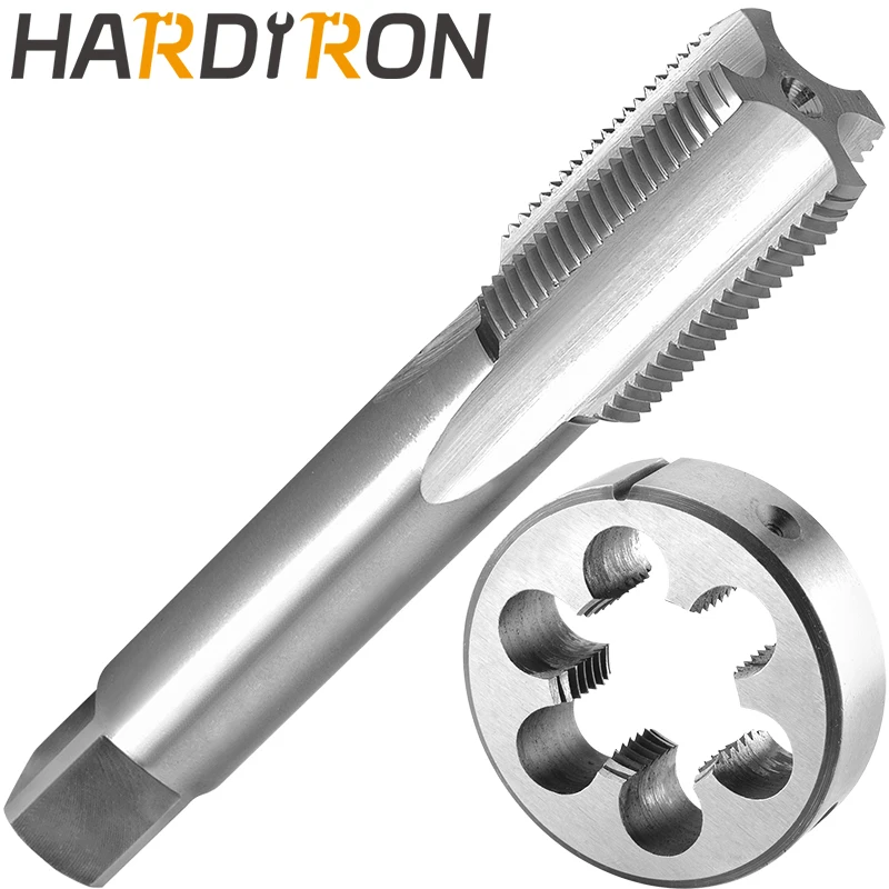 Hardiron M39 X 4, набор метчиков и штампов для правой руки, M39 x 4,0, метчик с машинной резьбой и круглая матрица