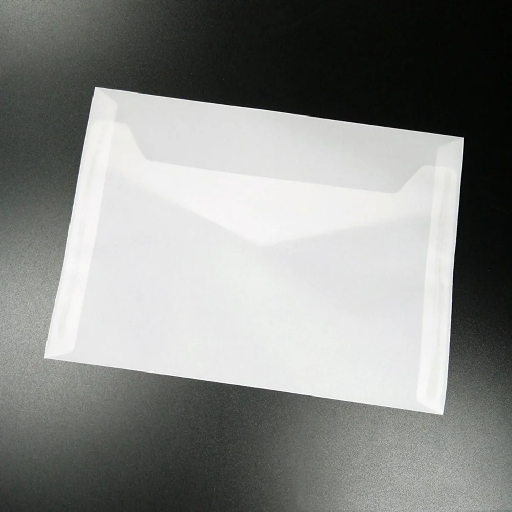 50шт 125x175 см полупрозрачных конвертов для приглашений из пергамента Многофункциональный подарочный конверт Diy