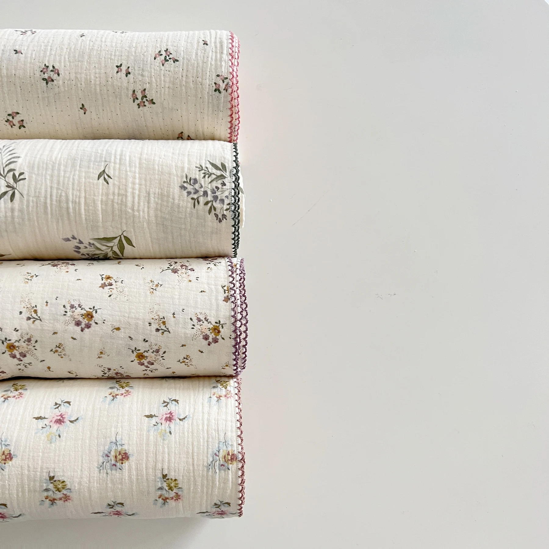 Винтажное хлопковое муслиновое одеяло с ботаническим цветочным рисунком из хлопка с подушкой Для новорожденных для мальчиков и девочек Детское одеяло с ворсом