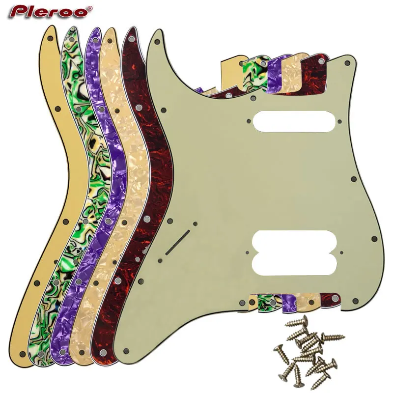 Гитарные запчасти Pleroo - Для Левшей FD US 72' с отверстием для винта 11 Стандартный Стартовый проигрыватель Humbucker Hs Накладка для гитары Scratch Plate