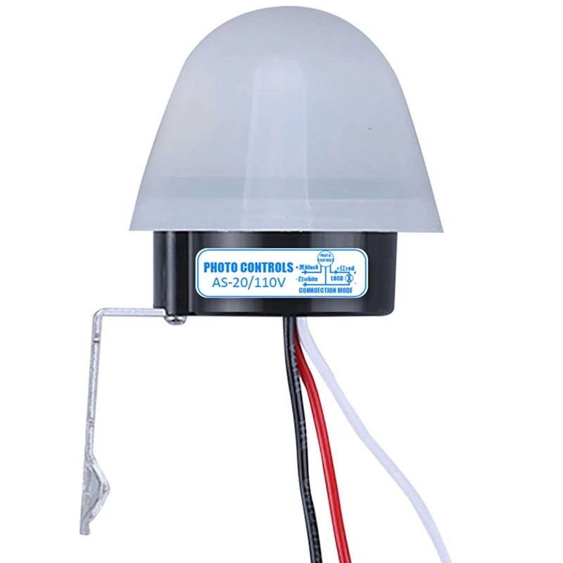 4X Автоматический выключатель уличного освещения с фотоэлементом c переменным током 220 В 50-60 Гц 10A Переключатель датчика фотоконтроля