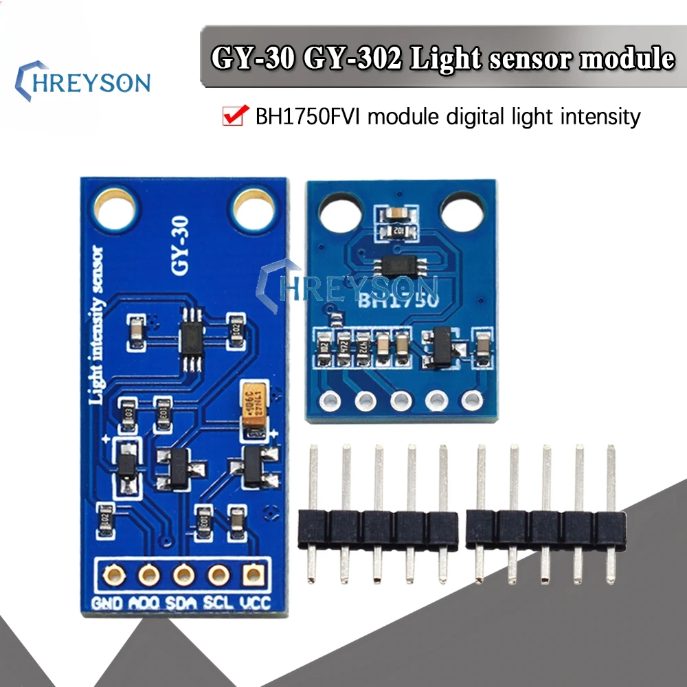 GY-302 GY-30 BH1750 BH1750FVI Цифровой оптический датчик интенсивности освещения BH1750FVI модуля для arduino 3V-5V
