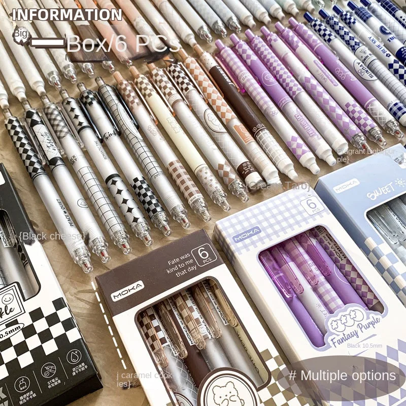 Стационарные гелевые ручки TULX, японские канцелярские принадлежности, ручки kawaii, школьные принадлежности, художественные принадлежности, набор гелевых ручек, ручки для письма