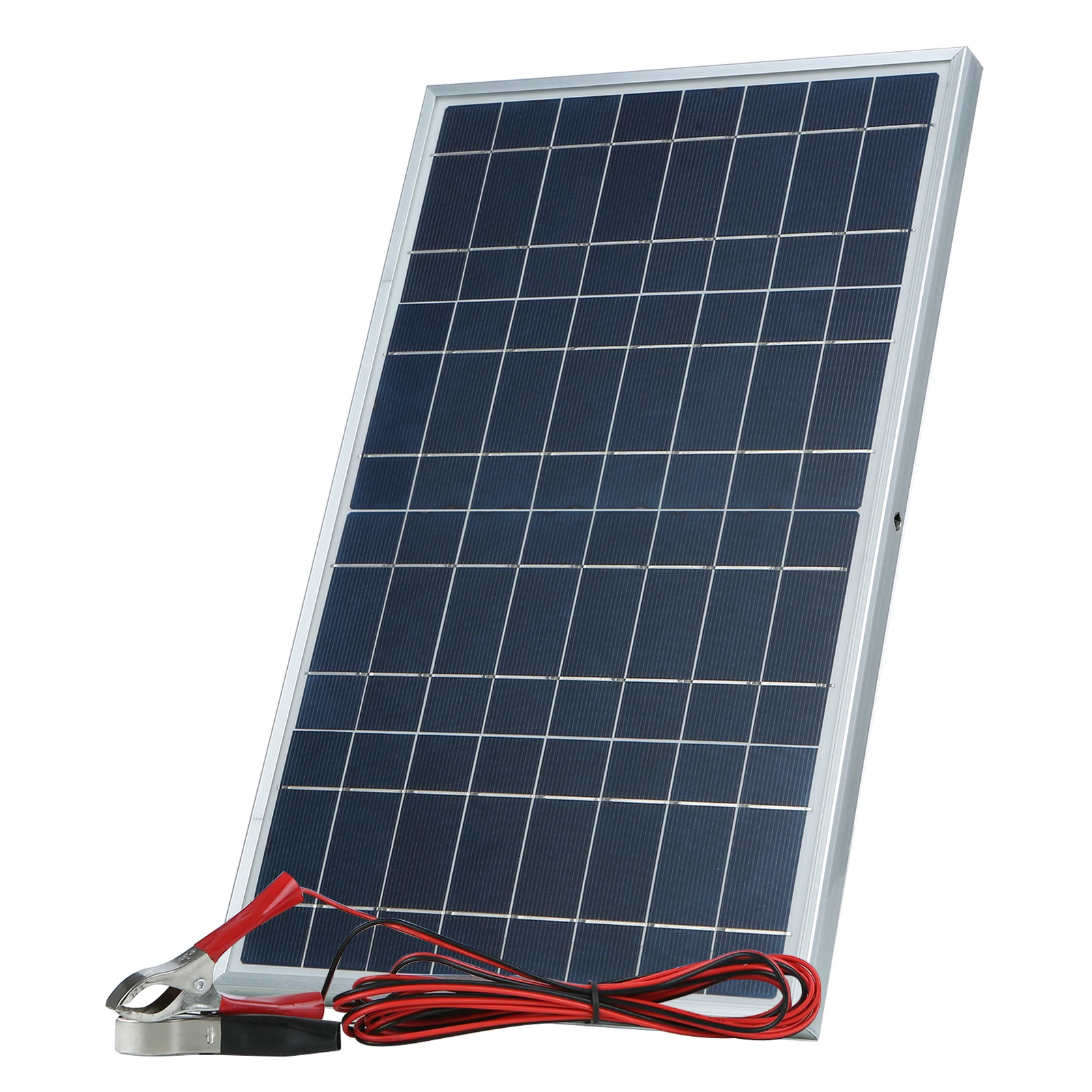 Комплект солнечных батарей мощностью 30 Вт постоянного тока 12 В 18 В с зажимом типа 