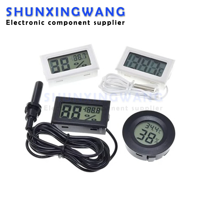 Мини-цифровой ЖК-удобный датчик температуры в помещении, измеритель влажности, Термометр, гигрометр
