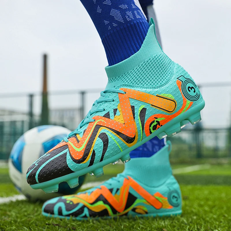 Высококачественная футбольная обувь Messi, Прочная легкая обувь для тренировок по футзалу, Удобные кроссовки Оптом 31-48 размер