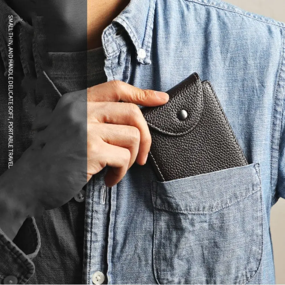Однотонный мужской кошелек, высококачественная износостойкая многопозиционная сумка для карт, прочный держатель для карт, мужской карман для монет на молнии, мужской