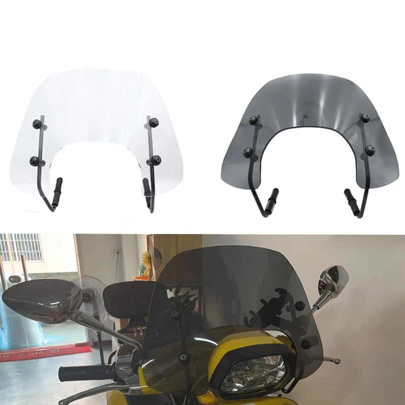 Ветровое стекло мотоцикла, дефлектор лобового стекла, ветрозащитный экран для Vespa Sprint 125 150 2016-2022 гг.